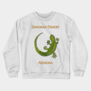 Gecko as seen in the Sonoran Desert of Arizona Crewneck Sweatshirt